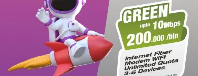 Gambar 1 PerusahaanJARINGANKU Internet Shop di Jakarta JK